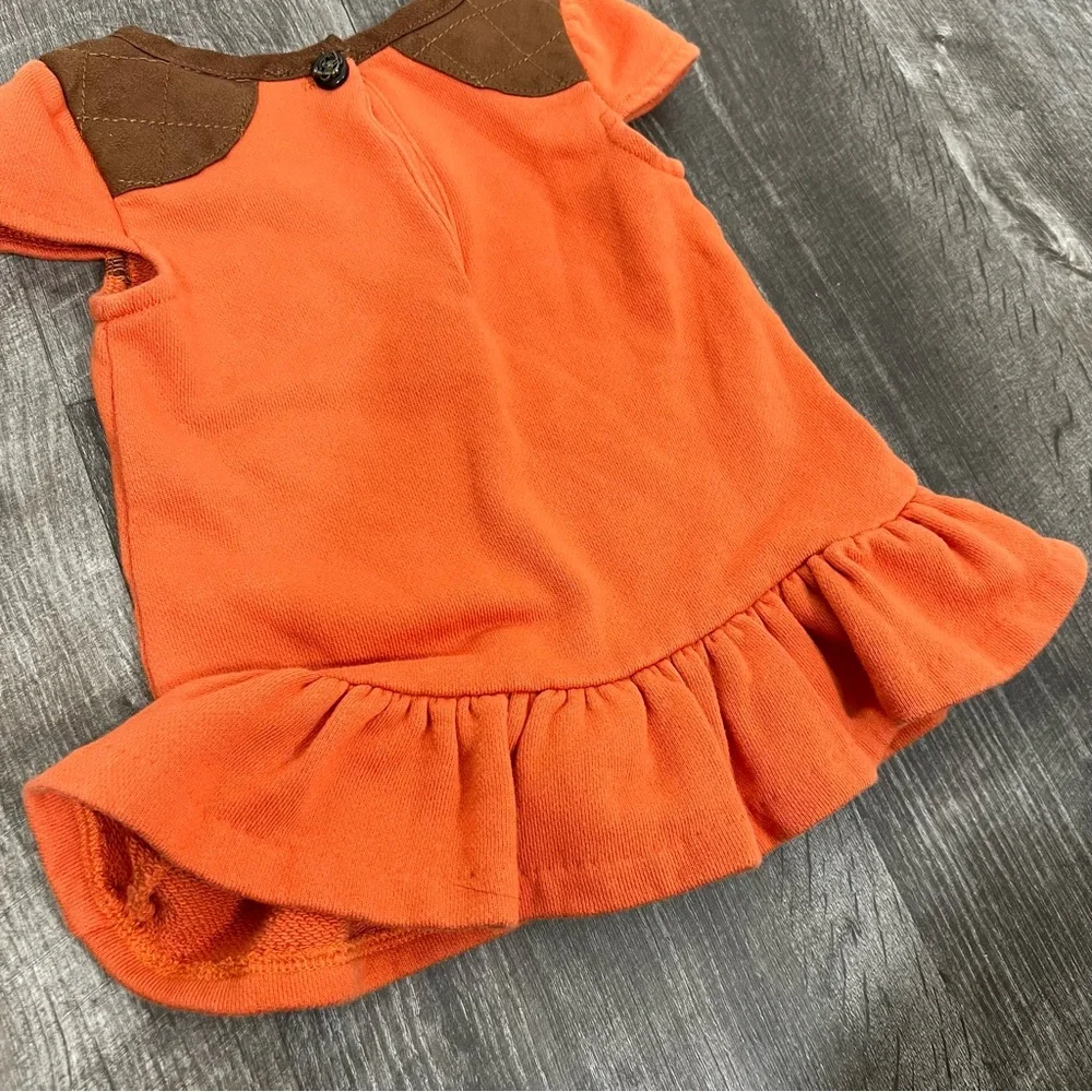 Ralph Lauren Orange Plaid Dress & Leggings Set